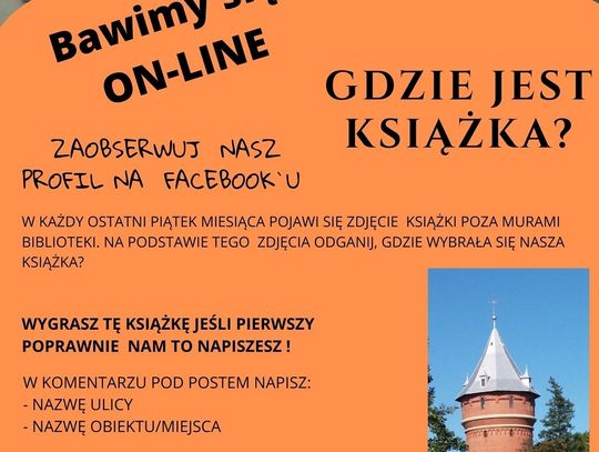 Gdzie jest książka? Nowa zabawa on-line Biblioteki "Pod Pegazem"