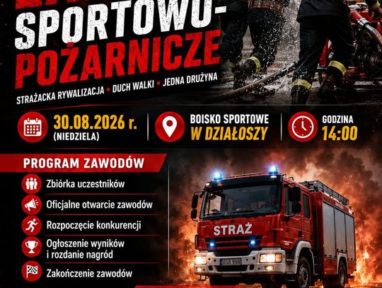 Gminne zawody sportowo-pożarnicze już w tę niedzielę w Działoszy