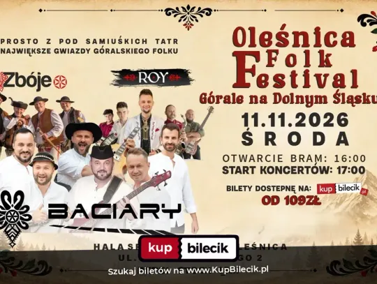 Górale wkraczają do Oleśnicy! Trzy zespoły na jednej scenie