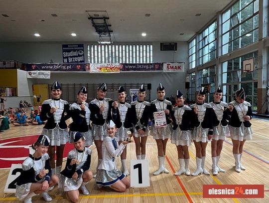 Grad medali na Mistrzostwach Polski! Mażoretki Ligotki wracają z imponującymi sukcesami