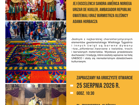 Gwatemala zawita do Oleśnicy. Niezwykła wystawa pokaże tradycję wpisaną na listę UNESCO