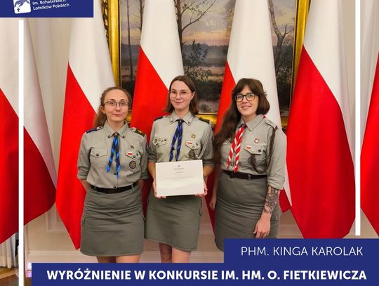 Harcerka z wyróżnieniem w Belwederze. Zbadała wypalenie zawodowe instruktorów ZHP