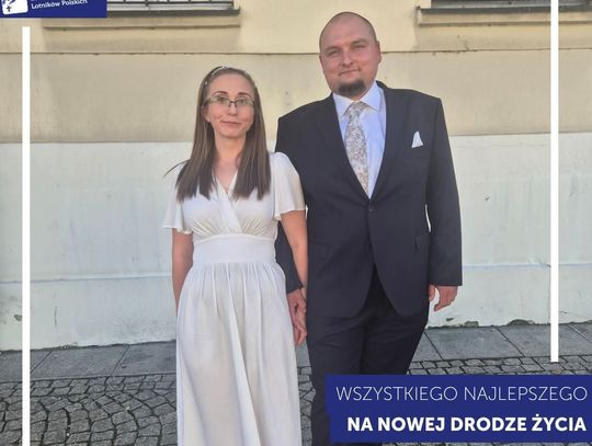 Harcerska młoda para stanęła na ślubnym kobiercu