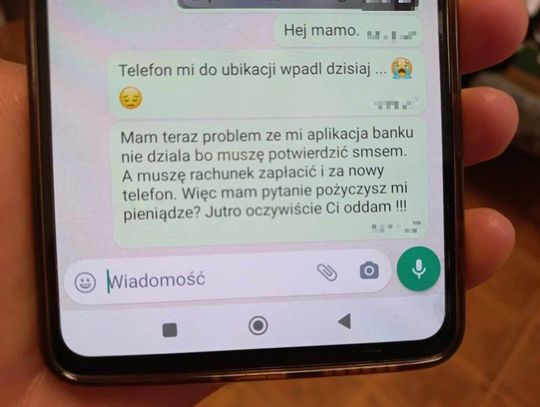 „Hej mamo, mój telefon jest zepsuty…” to początek sprytnego oszustwa