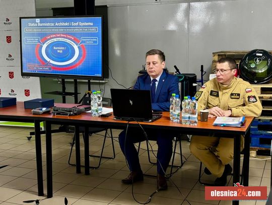 Historyczna odprawa strażaków w Bierutowie. Pierwszy Gminny Komendant Ochrony Przeciwpożarowej już na stanowisku