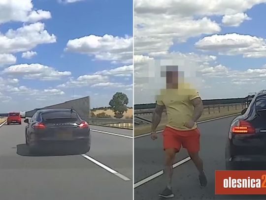 Incydent na S8. Agresywny mężczyzna zgłosił się na policję