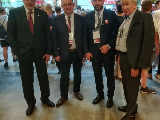 Jan Bronś na uroczystościach w Gdańsku