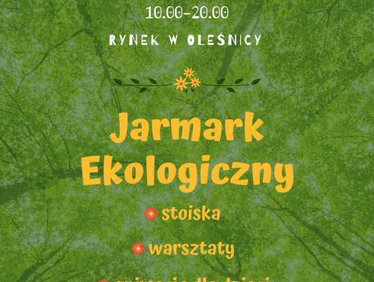 Jarmark Ekologiczny we wrześniu na oleśnickim Rynku