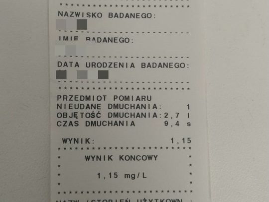 Jechał zygzakiem po S-8. Miał ponad dwa promile 