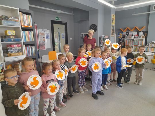 Jesienne zajęcia biblioteczne dla Przedszkola nr 6