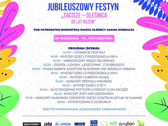Jubileuszowy Festyn „Zacisze – Oleśnica. 65 lat razem"