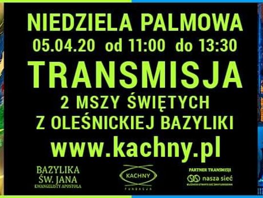 Jutro transmisje dwóch mszy