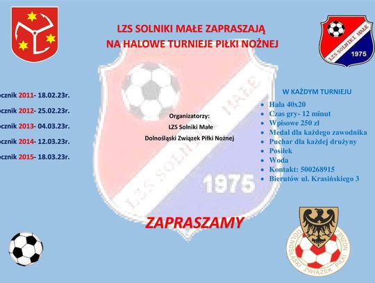 Jutro turniej piłkarski w Bierutowie