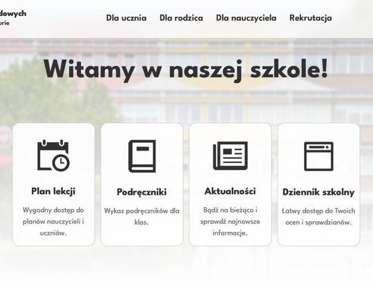 Kalkulator rekrutacyjny dla absolwentów szkół podstawowych - nowa strona ZSZ w Oleśnicy