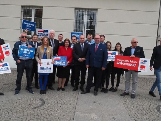 Kandydaci Koalicji Europejskiej zaprezentowali się w Oleśnicy /WIDEO, ZDJĘCIA/