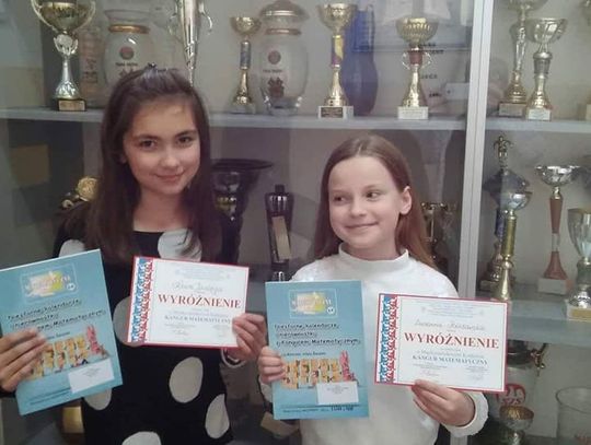 "Kangury matematyczne" z SP2 w Oleśnicy
