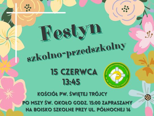 Katolicka Szkoła Podstawowa w Oleśnicy zaprasza na festyn