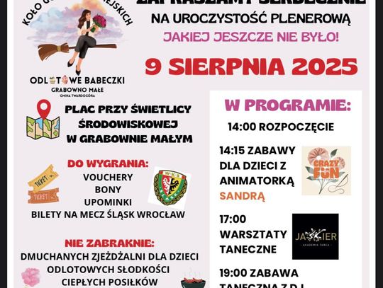 Gospodynie zapraszają na plenerową imprezę