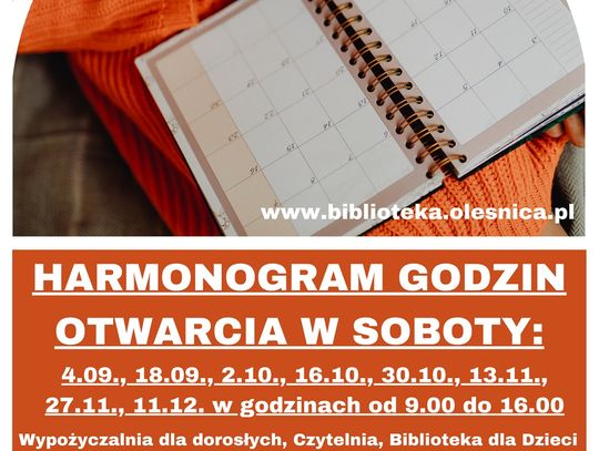 Kiedy do bibliotek w Oleśnicy od września?