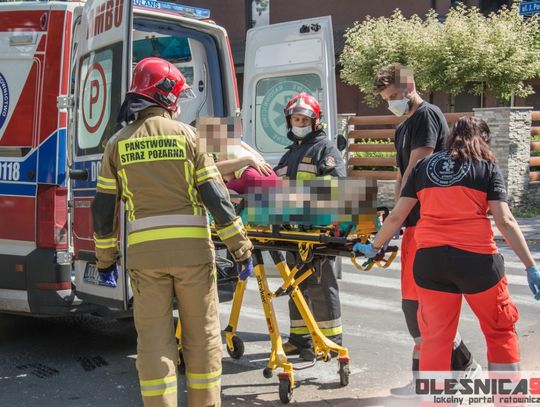 Kilkuletnia dziewczynka ranna w wypadku w Oleśnicy