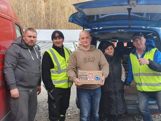 Kolejna dostawa rzeczy na granicę z Ukrainą