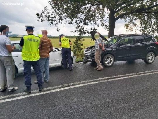 Kolizja aut pomiędzy Ligotą Wielką a Ligotą Małą