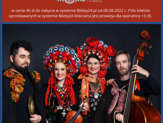 Koncert Zespołu Dagadana - XXV Dni Europy w Oleśnicy