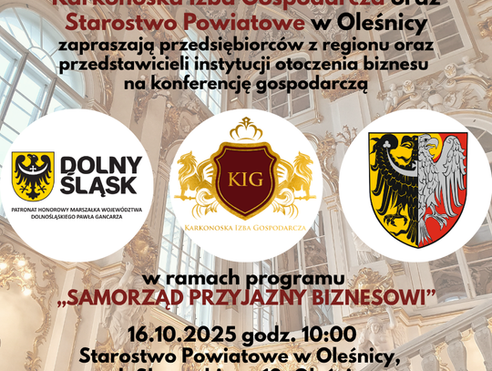 Konferencja Gospodarcza w Starostwie Powiatowym w Oleśnicy