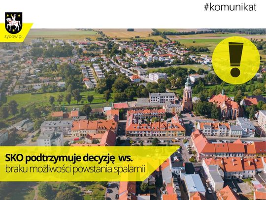 Koniec tematu spalarni w Sycowie!