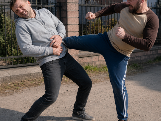 KRWAWY FINAŁ SĄSIEDZKIEGO SPORU POD OLEŚNICĄ!
