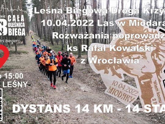 Leśna Biegowa Droga Krzyżowa z Cała Oleśnica Biega