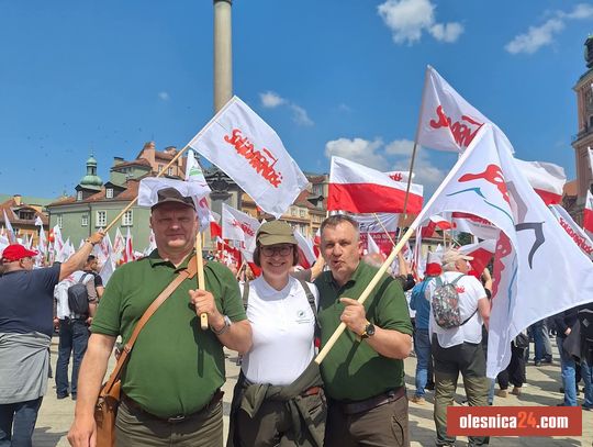 Leśnicy z Oleśnicy ruszyli do Warszawy. „Tylko jedność daje realną siłę”