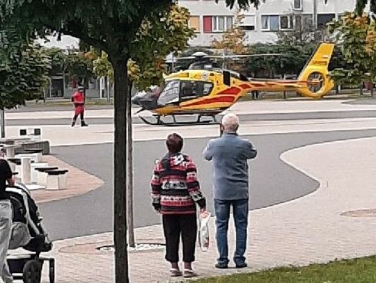 LPR ląduje w Oleśnicy. Zabiera ranną w wypadku