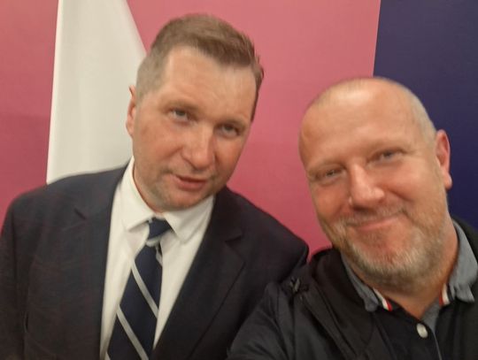 Maciej Sycianko i Przemysław Czarnek na wspólnym selfie Maciej Sycianko i Przemysław Czarnek na wspólnym selfie