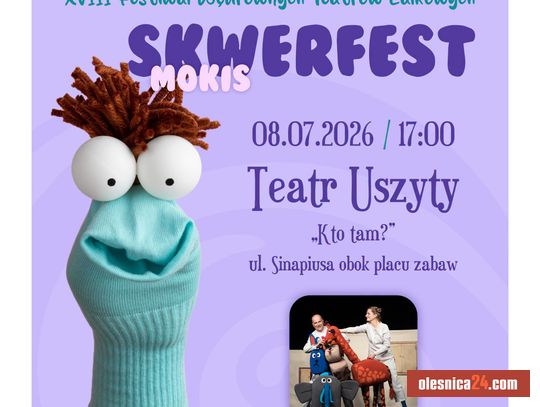 Magia teatru zawita do Oleśnicy. Rusza XVIII Festiwal Wędrownych Teatrów Lalkowych SkwerFest