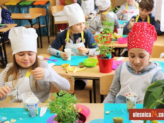 Mali mistrzowie zdrowej kuchni w Oleśnicy