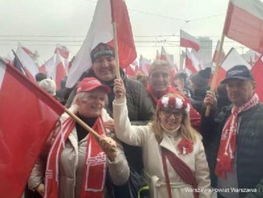 Marsz Niepodległości w Warszawie. Oleśniczanie też tam są! Marsz Niepodległości w Warszawie. Oleśniczanie też tam są!