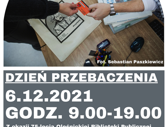 Mikołajkowy Dzień Przebaczenia w oleśnickiej bibliotece
