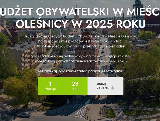 Milion złotych czeka na oleśniczan