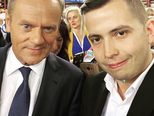 Młodzi z oleśnickiej Platformy Obywatelskiej na konwencji partii