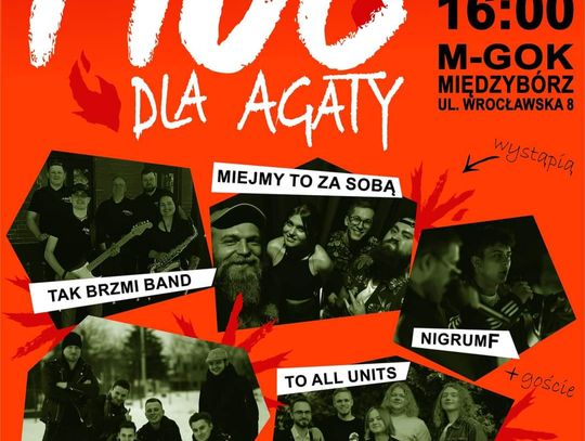 Moc dla Agaty - koncert charytatywny w Międzyborzu