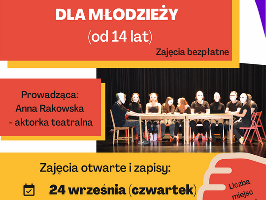 MOKiS Oleśnica tworzy nową młodzieżową grupę teatralną