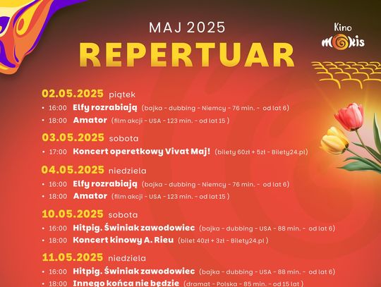 MOKiS zaprasza do kina w maju