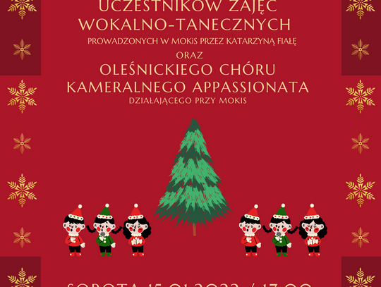 MOKiS zaprasza na koncert kolęd 