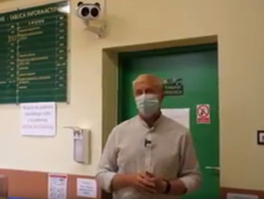 Monitoring termowizyjny w przychodni (WIDEO)