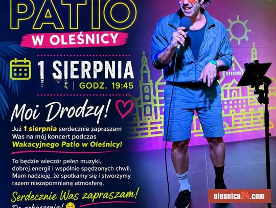 Muzyczny weekend w Oleśnicy. Darmowe koncerty na Wakacyjnym Patio już w ten weekend