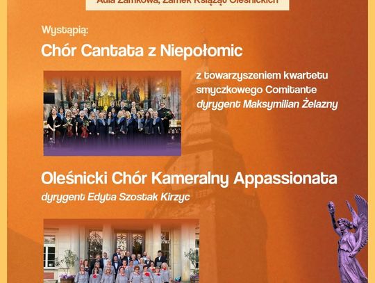 „Muzyka bez granic” w Oleśnicy. Dwa chóry na jednym koncercie