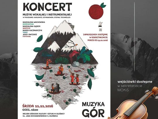 „Muzyka gór” w Oleśnicy. Wyjątkowy koncert na Święto Niepodległości