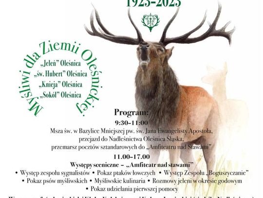 Myśliwi zapraszają na obchody 100-lecia Polskiego Związku Łowieckiego