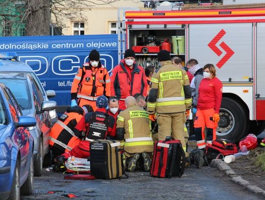 Na Serbinowie zasłabł kierowca - ląduje LPR! [AKTUALIZACJA]